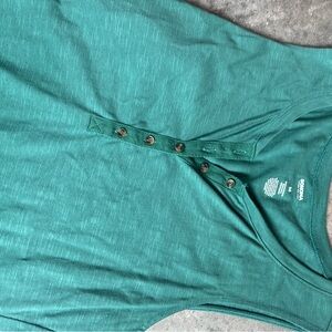 Sonoma Green Buttoned Maxi Dress